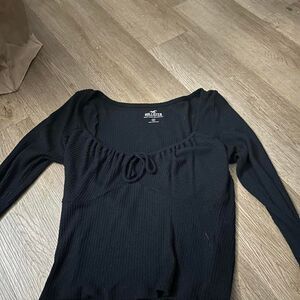 Hollister-co Women's Black Shirt